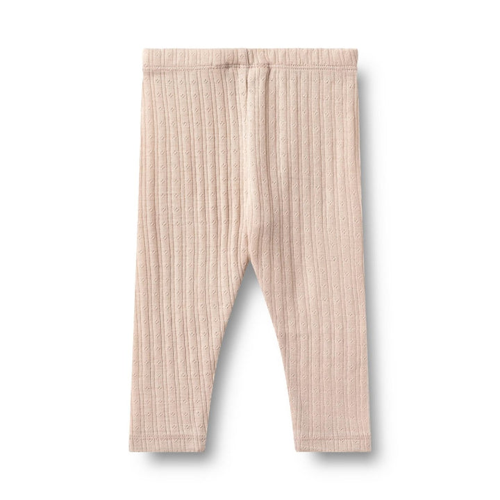 Wheat | Ull/Silke Leggings Agi Baby Jente - Pale Lilac | Torgunns Barneklær AS