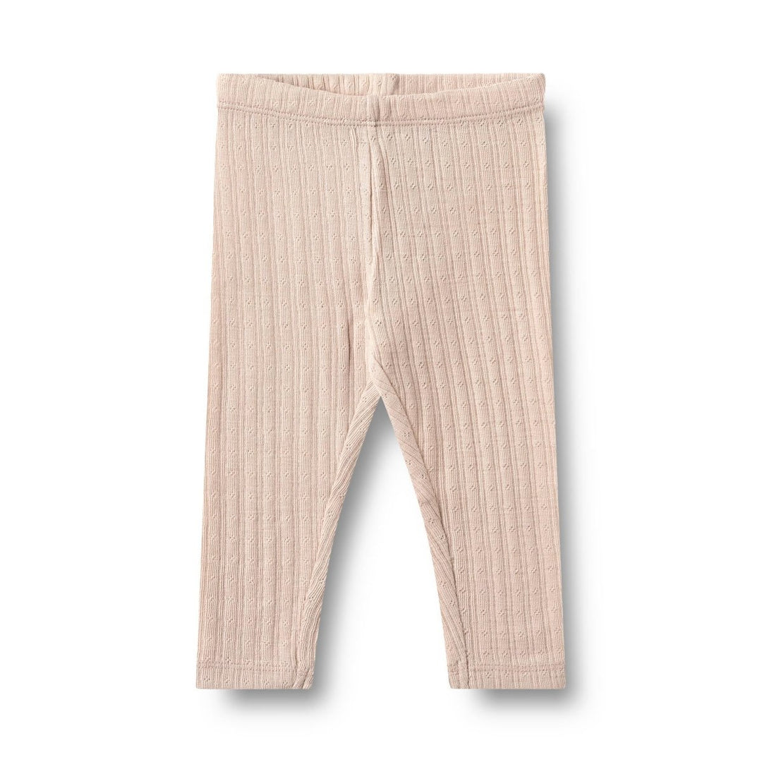 Wheat | Ull/Silke Leggings Agi Baby Jente - Pale Lilac | Torgunns Barneklær AS