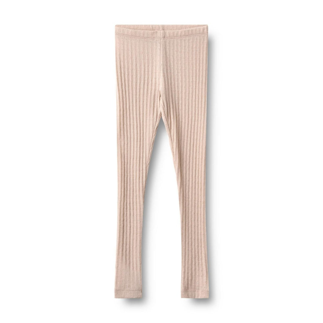 Wheat | Ull/Silke Leggings Agi - Pale lilac | Torgunns Barneklær AS