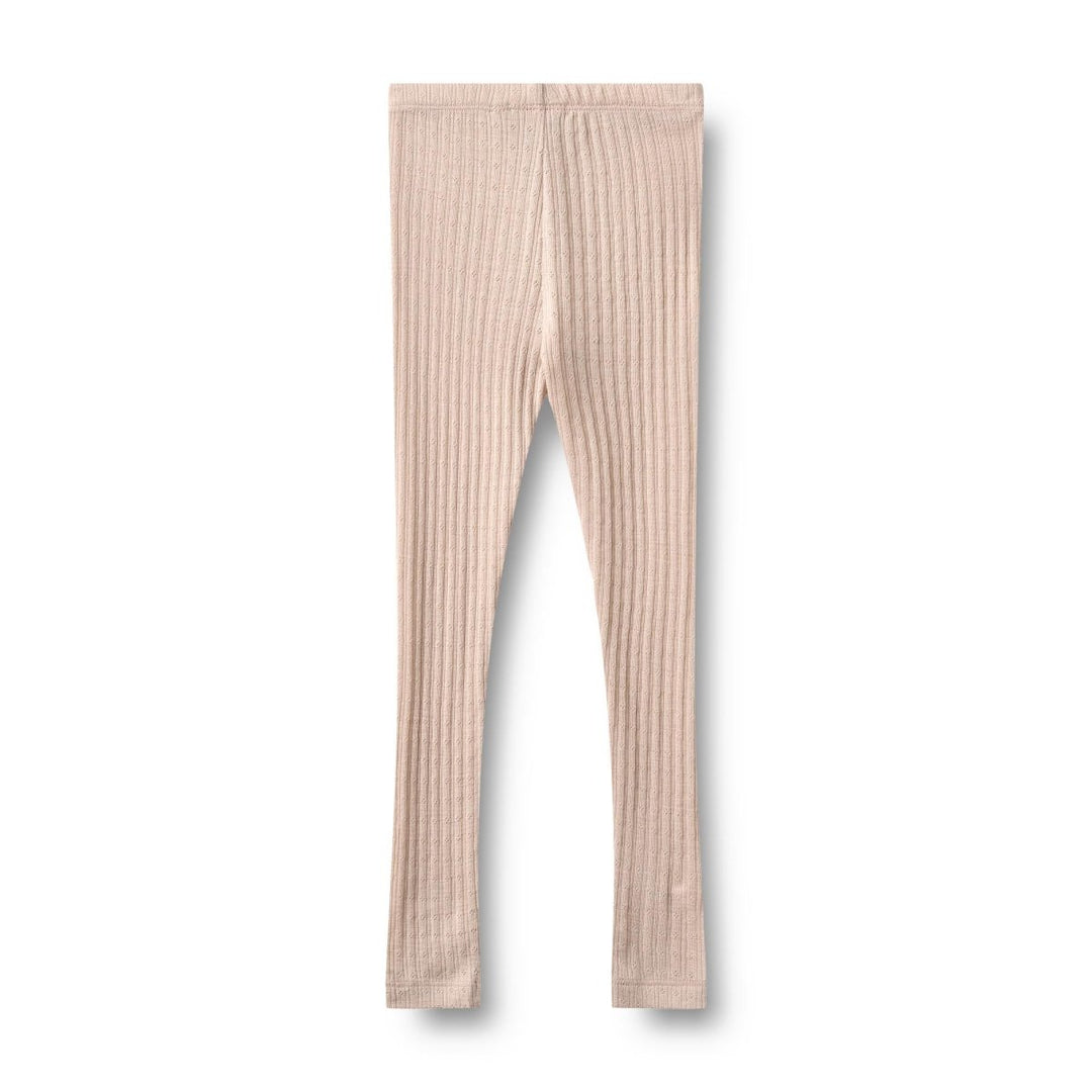 Wheat | Ull/Silke Leggings Agi - Pale lilac | Torgunns Barneklær AS