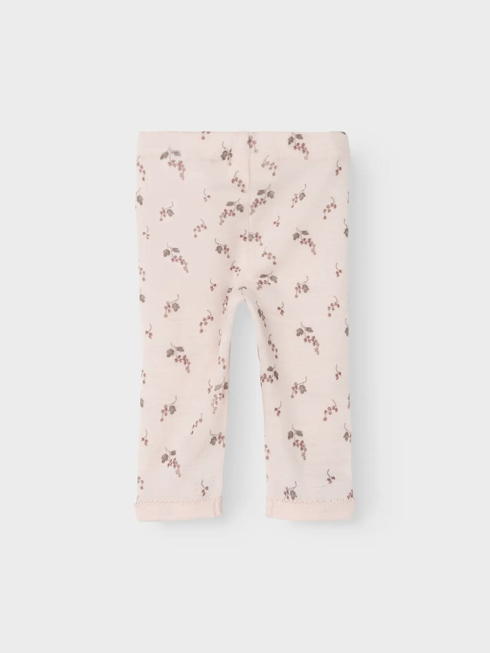 Lil' Atelier Baby WOOL NOEL NIA SLIM LEGGING NOOS - Morganite | BERRY - Torgunns Barneklær AS