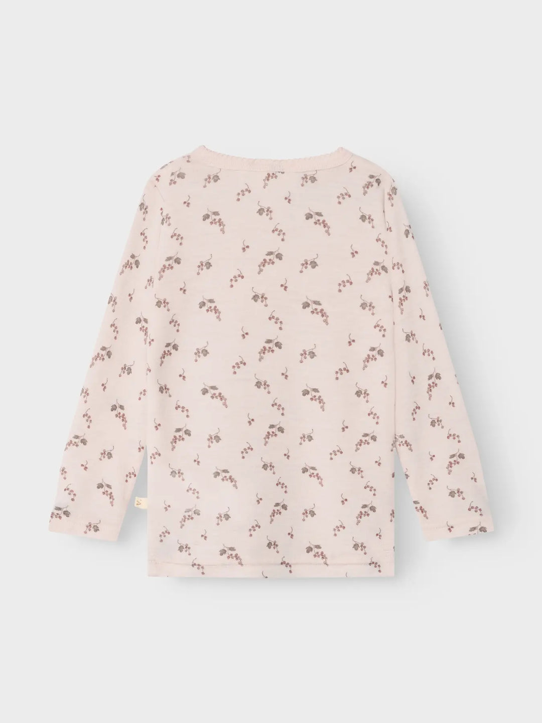 Lil' Atelier Mini NOEL NIA WOOL LS SLIM TOP - Morganite | BERRY - Torgunns Barneklær AS