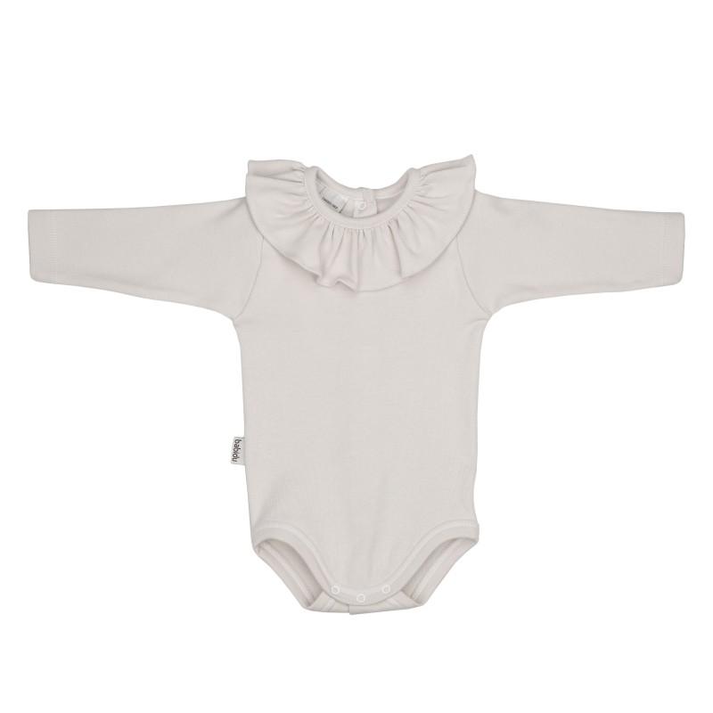 babidu | Body m/Rysjekrage - Offwhite | Torgunns Barneklær AS