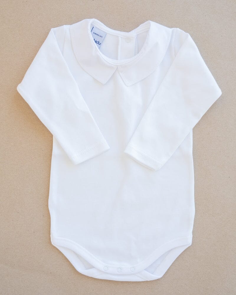 babidu | Body m/Spisskrage - Hvit | Torgunns Barneklær AS