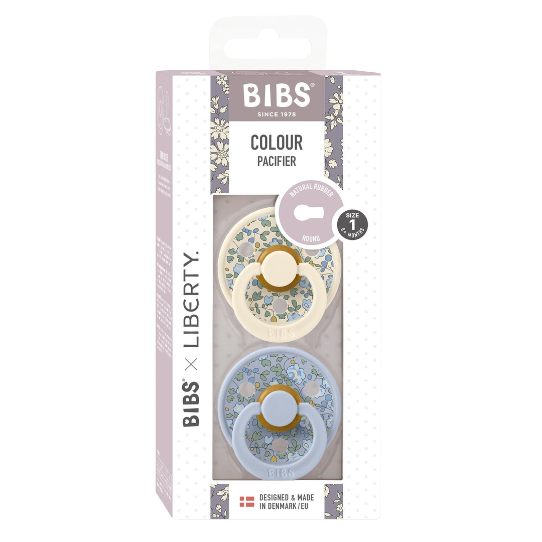 BIBS x Liberty Colour | Eloise Dusty Blue Mix Smokk BIBS 