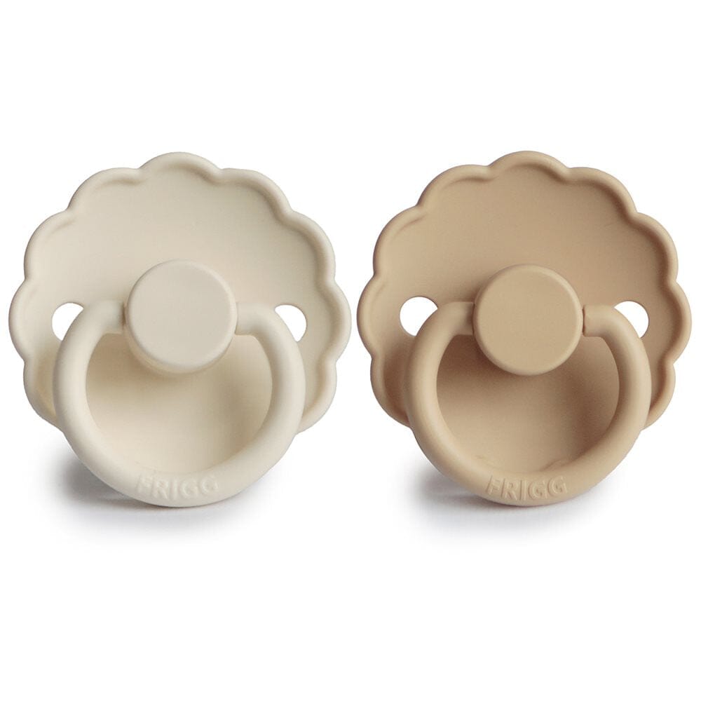 FRIGG | Daisy Smokk Silikon 2pk - Cream/Croissant | Torgunns Barneklær AS