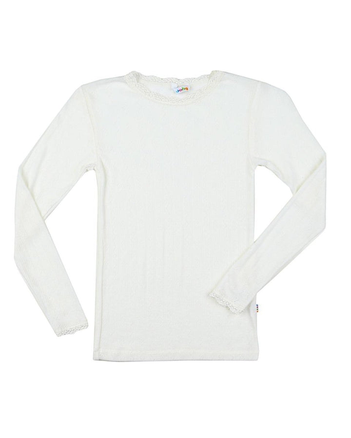 JOHA Ull/Silke | Undertrøye m/Blonde - Offwhite | Torgunns Barneklær AS