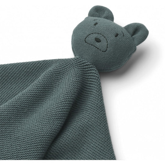 Liewood MILO Knit Cuddle Cloth - Mr Bear Whale Blue Kluter Liewood 