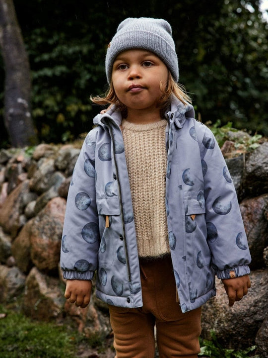 Lil' Atelier Mini NANSON KNIT HAT - Wet Weather | Torgunns Barneklær AS