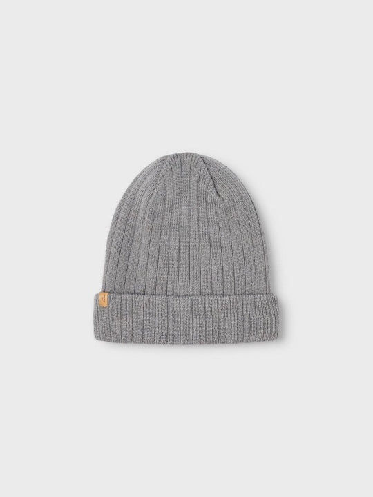 Lil' Atelier Mini NANSON KNIT HAT - Wet Weather | Torgunns Barneklær AS