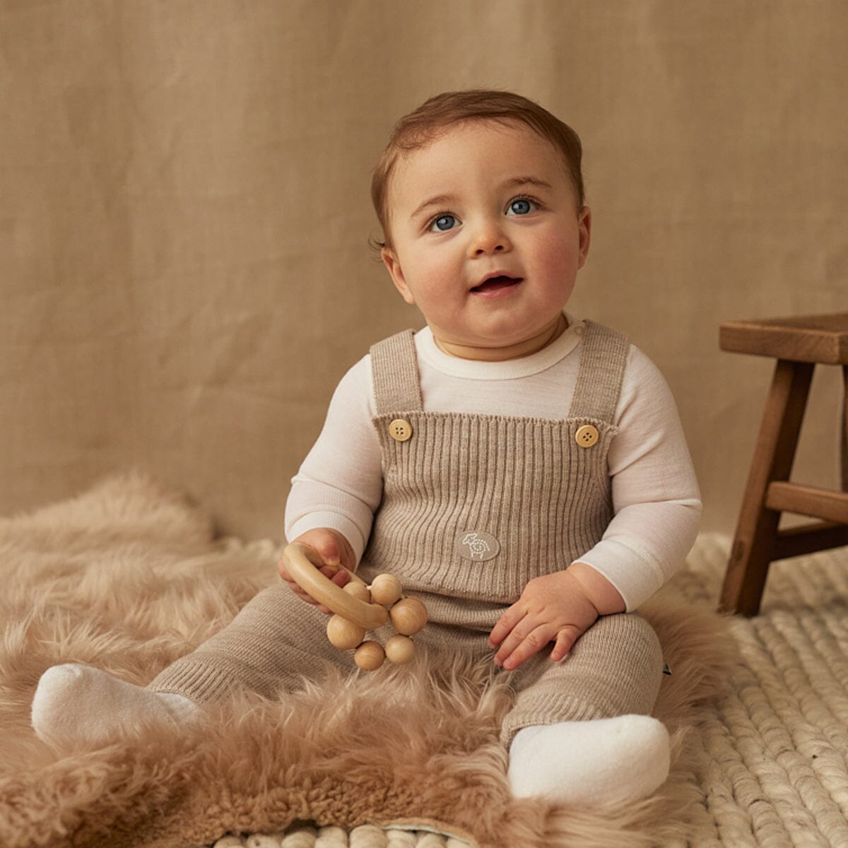 Lillelam Seledress BABY NATUR - Lys beige | Torgunns Barneklær AS
