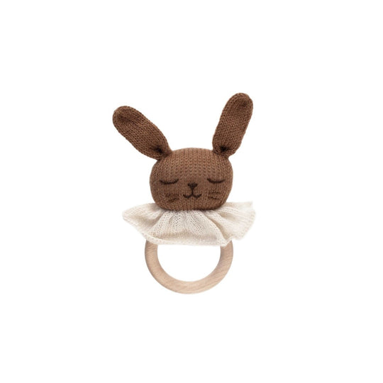 Main Sauvage Teething Ring - Bunny Nut | Torgunns Barneklær AS