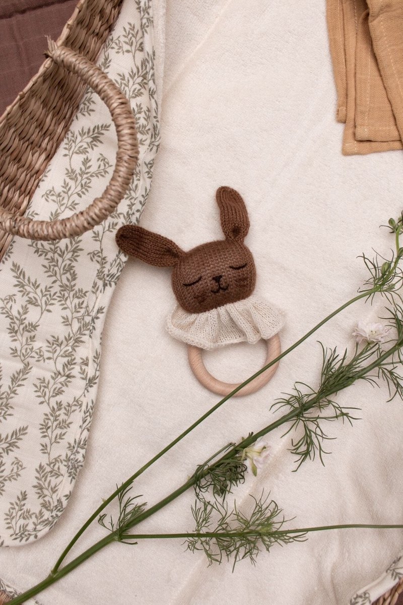 Main Sauvage Teething Ring - Bunny Nut | Torgunns Barneklær AS