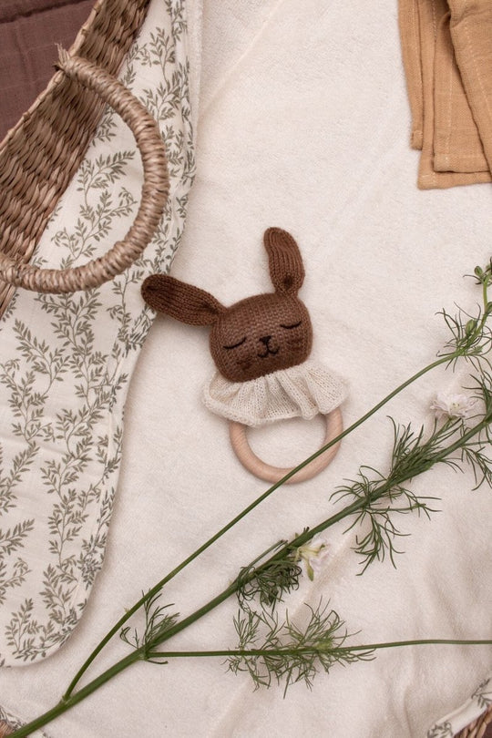 Main Sauvage Teething Ring - Bunny Nut | Torgunns Barneklær AS