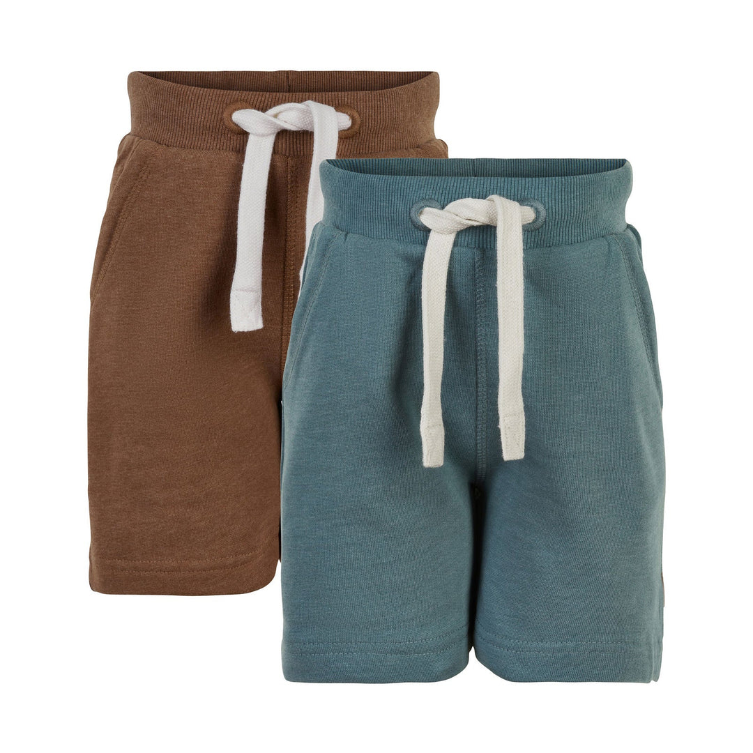 Minymo Sweat Shorts 2-Pack - Toffee Underdeler Minymo 