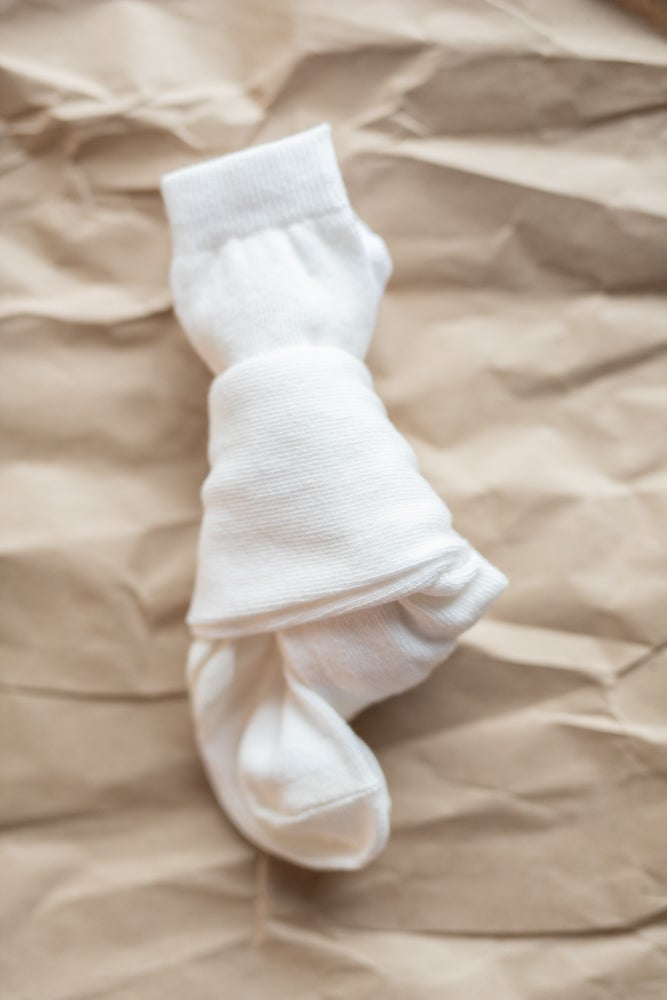 mp Denmark Bomull | Plain Strømpebukse - Offwhite | Torgunns Barneklær AS