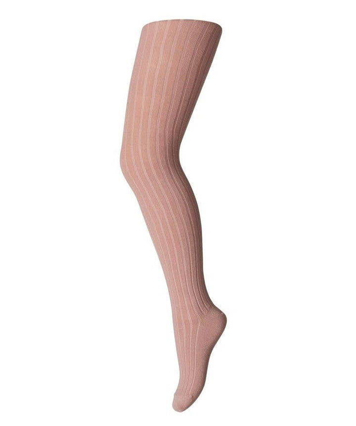 mp Denmark Ull | Ribb Strømpebukse - Wood Rose | Torgunns Barneklær AS