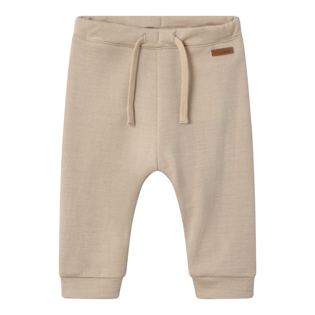 name it baby WESSO WOOL SWEAT PANT - White Pepper Ulltøy name it 