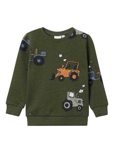 name it MINI NORMAN SWEAT BRU - Rifle Green Underdeler name it 