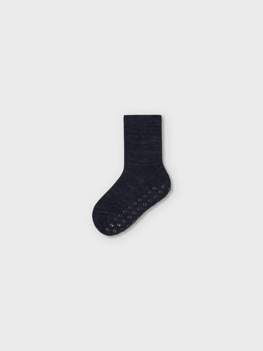 name it mini WAK WOOL 2PK SOCK ANTISLIP - Beetle Ulltøy name it 