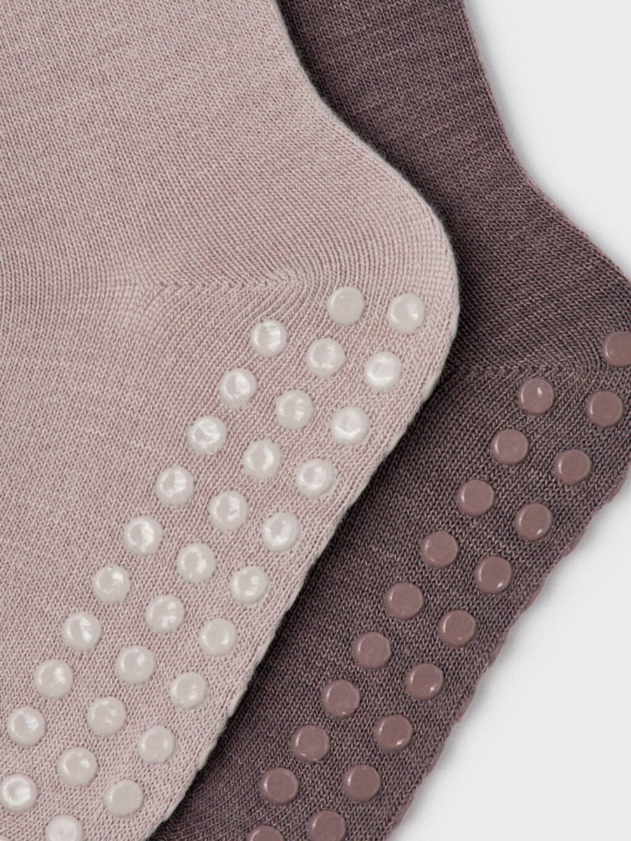 name it mini WAK WOOL 2PK SOCK ANTISLIP - Sphinx | Torgunns Barneklær AS