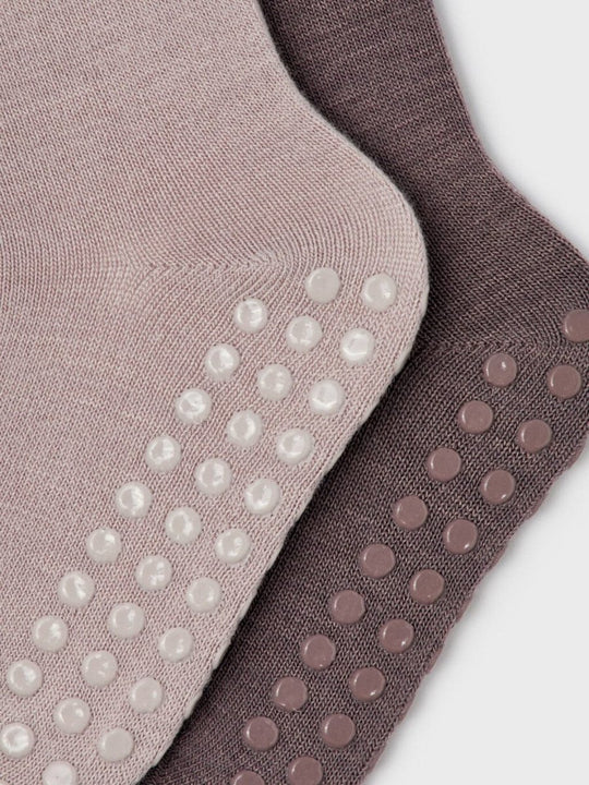 name it mini WAK WOOL 2PK SOCK ANTISLIP - Sphinx | Torgunns Barneklær AS