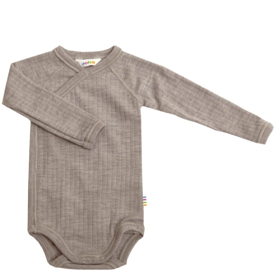 Ull Omslagsbody Basic - Sesame Melange Overdeler JOHA 