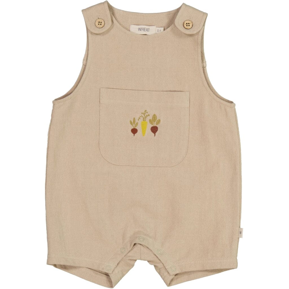 WHEAT Playsuit Elif Embroidery - Dark Sand Romper WHEAT 